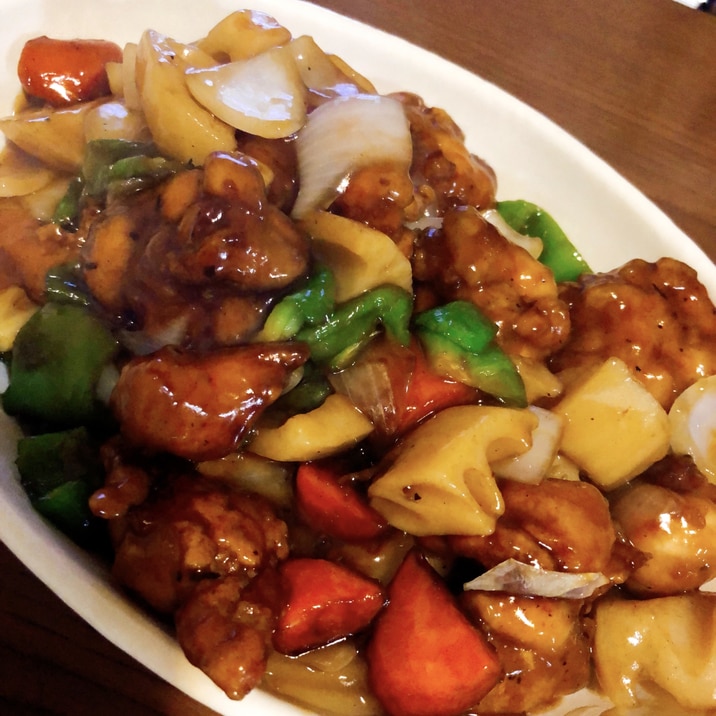 鶏肉とたっぷり野菜の黒酢あんかけ炒め レシピ 作り方 By Parthenos H 楽天レシピ 鶏肉とたっぷり野菜の黒酢あんかけ炒め レシピ 作り方 By Parthenos H 楽天レシピ